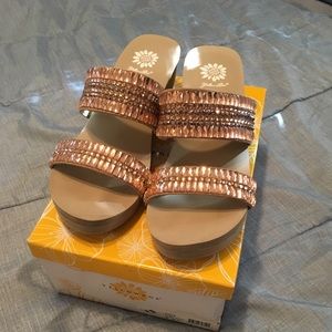 Yellow Box Sandals. B-45